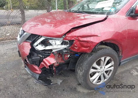 2016 Nissan Rogue Sv из США, поврежденный, VIN KNMAT2MV2GP603143